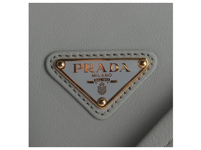 Prada Leder Handtasche Grau - Ansicht 5