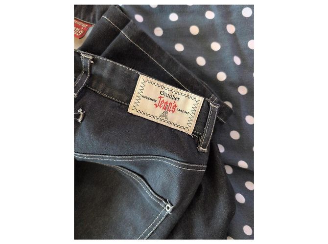 Jean Paul Gaultier Set Denim SS1998 Frida Kahlo Nero - vista 5