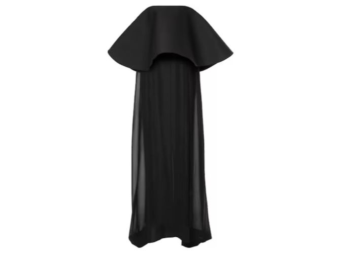 Jacquemus La Robe Vela Schwarzes Maxikleid - Ansicht 4
