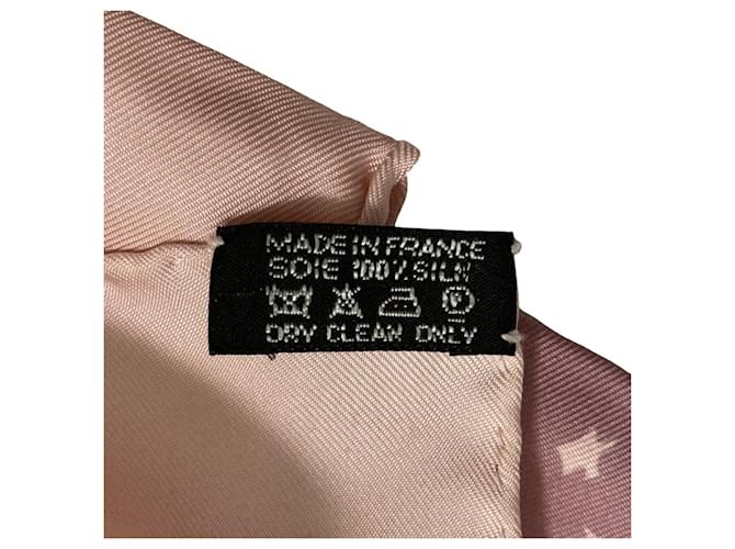 Hermès HERMES Carré 90 Boogie Woogie Sciarpa in Seta Rosa - vista 8