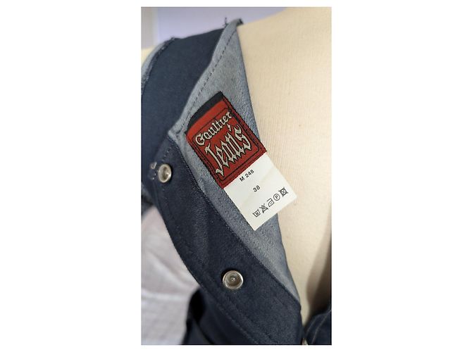 Jean Paul Gaultier Vestido Denim Imperdible - vista 5