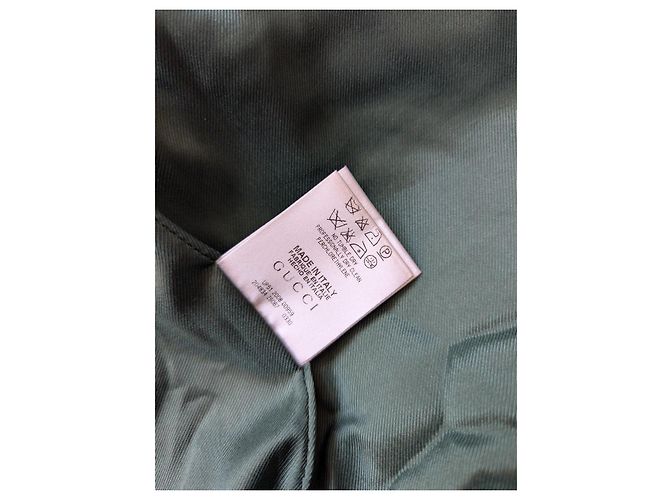 Gucci GG Monogramm Midirock aus grünem Samt - Ansicht 5