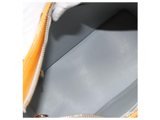 LOUIS VUITTON Borsa Monogram Vernis Houston Gris M91053 LV Auth 181652 Grigio - vista 11