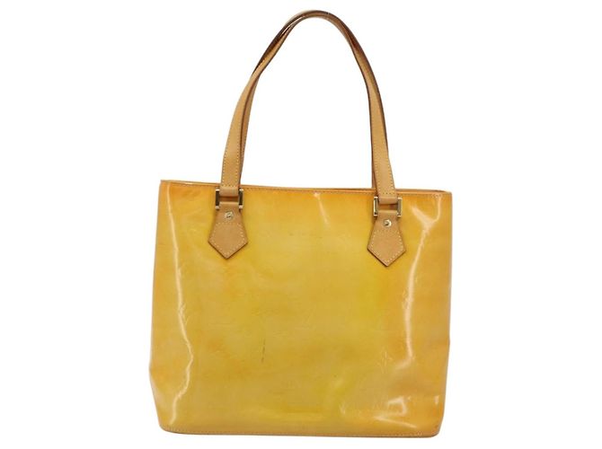 LOUIS VUITTON Borsa Monogram Vernis Houston Gris M91053 LV Auth 181652 Grigio - vista 13