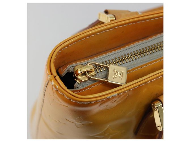 LOUIS VUITTON Borsa Monogram Vernis Houston Gris M91053 LV Auth 181652 Grigio - vista 18