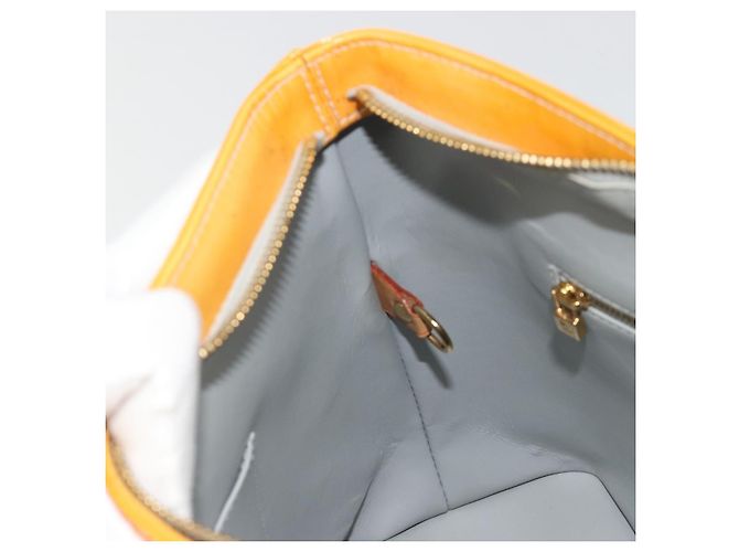 LOUIS VUITTON Borsa Monogram Vernis Houston Gris M91053 LV Auth 181652 Grigio - vista 21