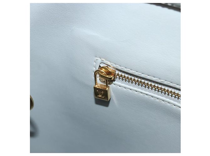 LOUIS VUITTON Borsa Monogram Vernis Houston Gris M91053 LV Auth 181652 Grigio - vista 22