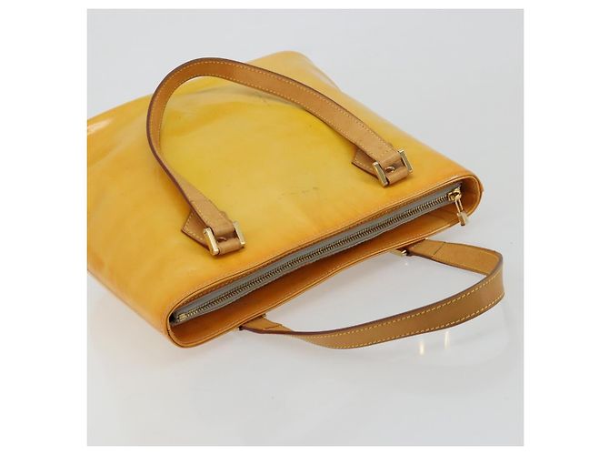 LOUIS VUITTON Borsa Monogram Vernis Houston Gris M91053 LV Auth 181652 Grigio - vista 6