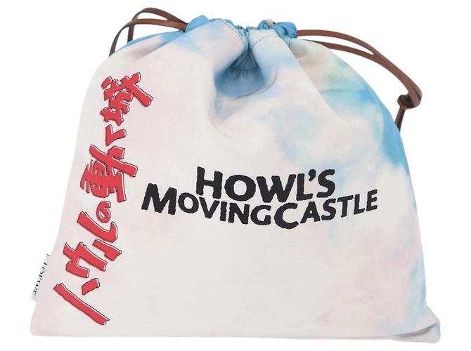 Pochette in nylon LOEWE Studio Ghibli Collaboration Blue Auth 182024SM - vista 2