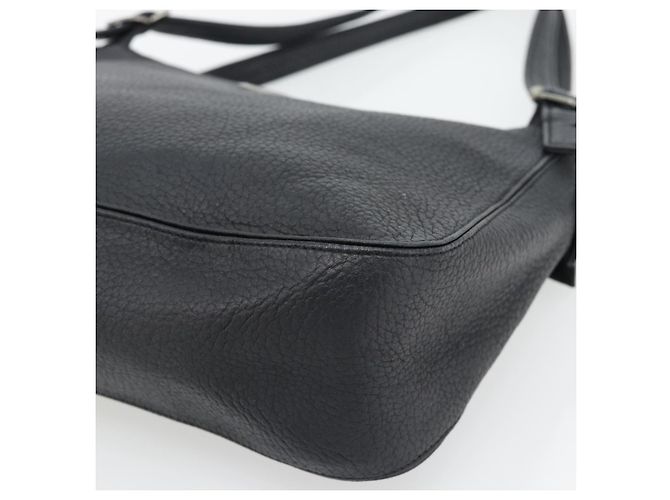 Borsa a Spalla Heart SAINT LAURENT in Pelle Argento Nero Auth 182466 - vista 10