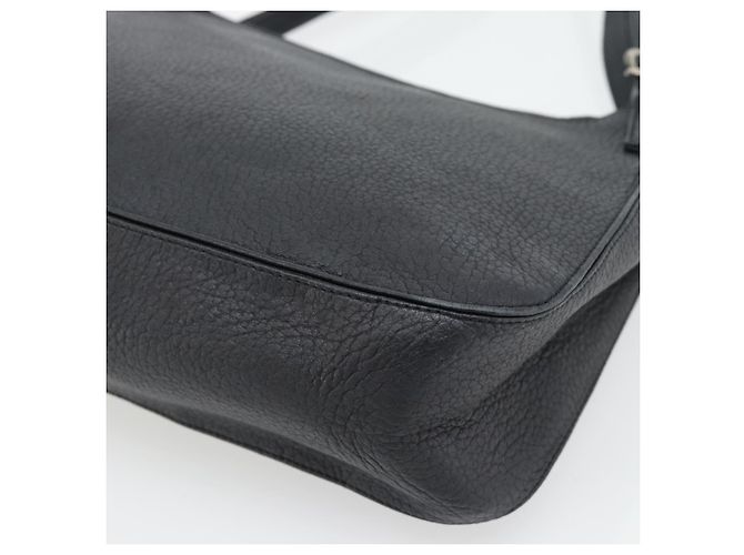 Borsa a Spalla Heart SAINT LAURENT in Pelle Argento Nero Auth 182466 - vista 12
