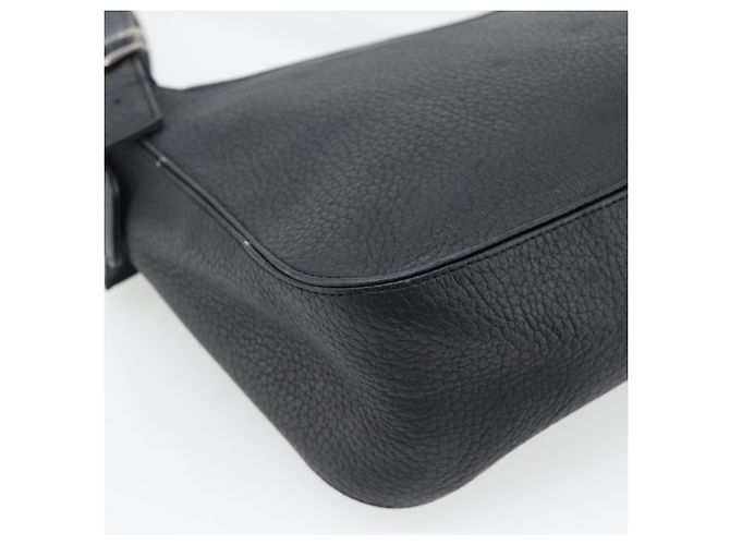 Borsa a Spalla Heart SAINT LAURENT in Pelle Argento Nero Auth 182466 - vista 13