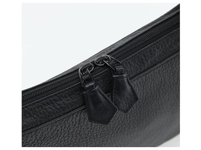 Borsa a Spalla Heart SAINT LAURENT in Pelle Argento Nero Auth 182466 - vista 14