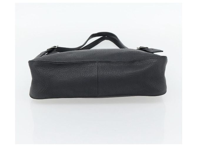 Borsa a Spalla Heart SAINT LAURENT in Pelle Argento Nero Auth 182466 - vista 9