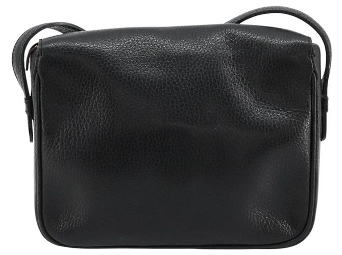 Céline CELINE Schultertasche aus Leder Schwarz Gold Auth 178878A Golden - Ansicht 3