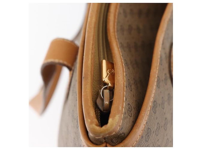 Borsa Tote GUCCI Micro GG Supreme PVC Beige Oro Auth 181868 D'oro - vista 15