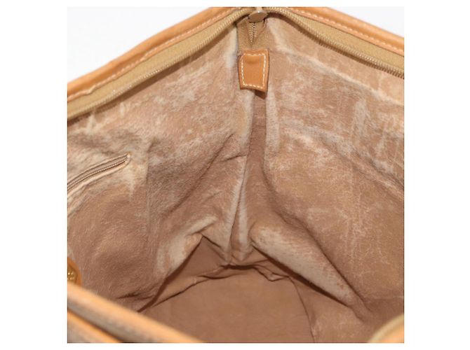 Borsa Tote GUCCI Micro GG Supreme PVC Beige Oro Auth 181868 D'oro - vista 19