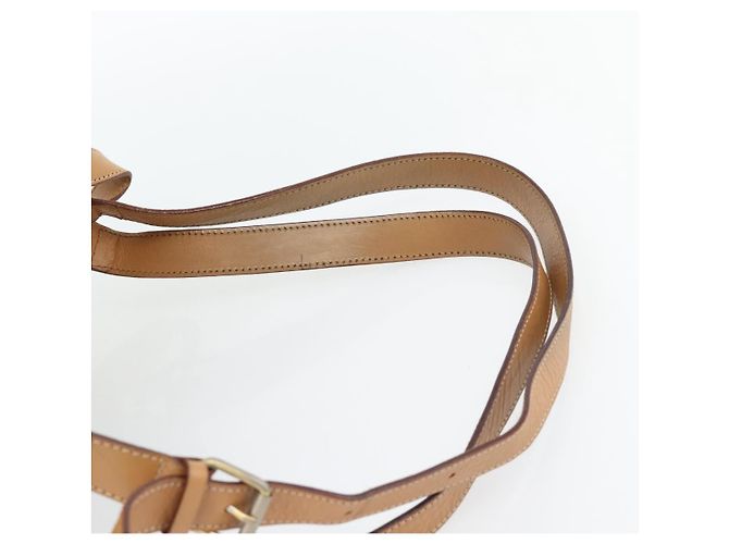 Céline Zaino CELINE Macadam Canvas PVC Pelle Marrone Oro Auth bs35270 D'oro - vista 10