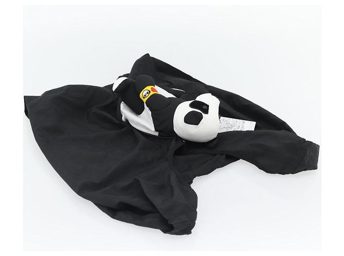 Dolce & Gabbana DOLCE&GABBANA D&G x Jujutsu Kaisen Eco Bag Panda Bag Nylon Black Auth 167375M - vista 17