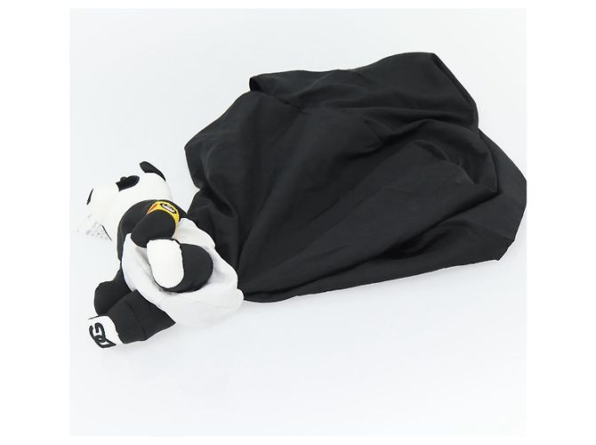 Dolce & Gabbana DOLCE&GABBANA D&G x Jujutsu Kaisen Eco Bag Panda Bag Nylon Black Auth 167375M - vista 18
