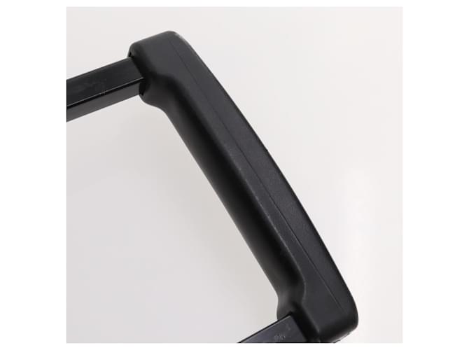 Valigia PRADA Nylon Nero Argento Auth 181553A - vista 10