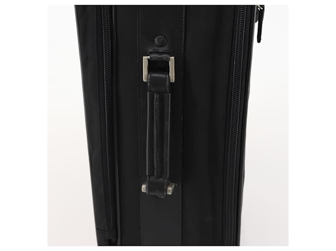 Valigia PRADA Nylon Nero Argento Auth 181553A - vista 6