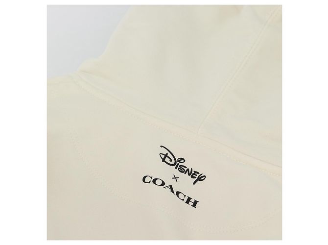 Coach CoachxDisney Parker Mickey Mouse Minnie Mouse algodón L Blanco Auth 167342M - vista 11