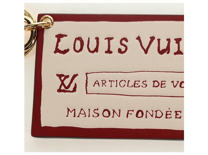 LOUIS VUITTON Etichetta da Viaggio Monogram Name Tag M02953 LV Auth 181666M Monogramma - vista 4