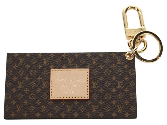 LOUIS VUITTON Etichetta da Viaggio Monogram Name Tag M02953 LV Auth 181666M Monogramma - vista 6