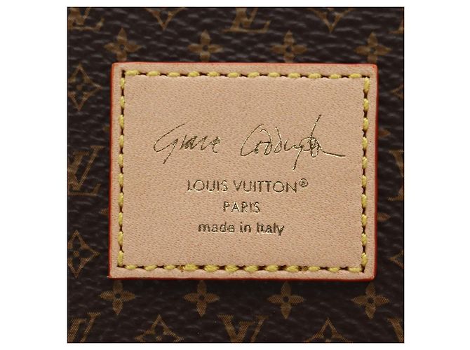 LOUIS VUITTON Etichetta da Viaggio Monogram Name Tag M02953 LV Auth 181666M Monogramma - vista 7