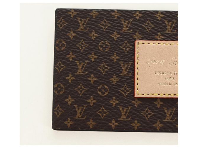 LOUIS VUITTON Etichetta da Viaggio Monogram Name Tag M02953 LV Auth 181666M Monogramma - vista 8