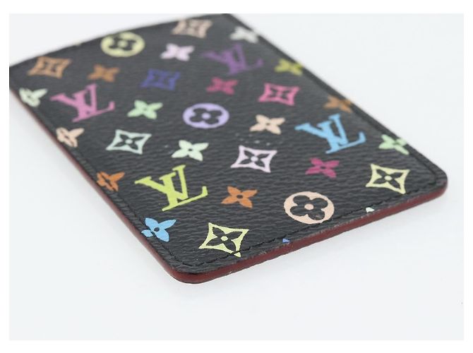 LOUIS VUITTON Monogram Multicolor Etui Miroir Mirror Black M92651 Auth 178885A Schwarz - Ansicht 11