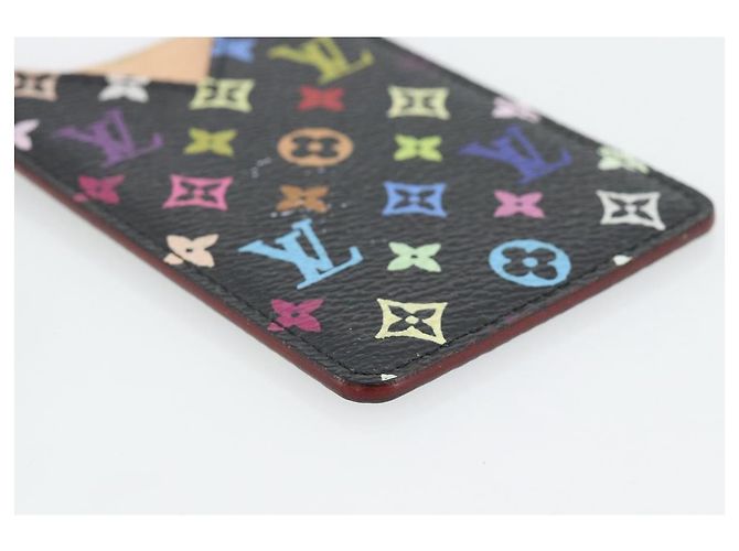 LOUIS VUITTON Monogram Multicolor Etui Miroir Mirror Black M92651 Auth 178885A Schwarz - Ansicht 9