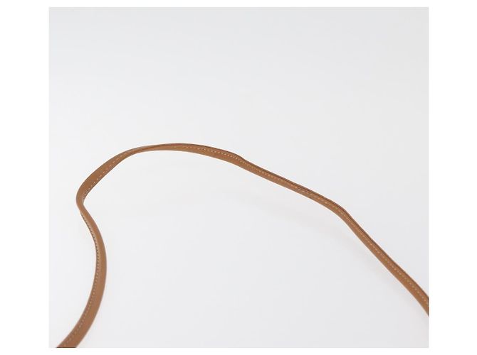 Céline Borsa a tracolla CELINE Macadam Canvas PVC Pelle Marrone Oro Auth BA13279 D'oro - vista 8