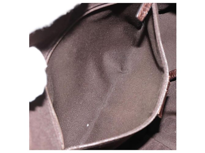 Borsa GUCCI GG Canvas Web Sherry Line Beige Argento Auth 178849 - vista 21