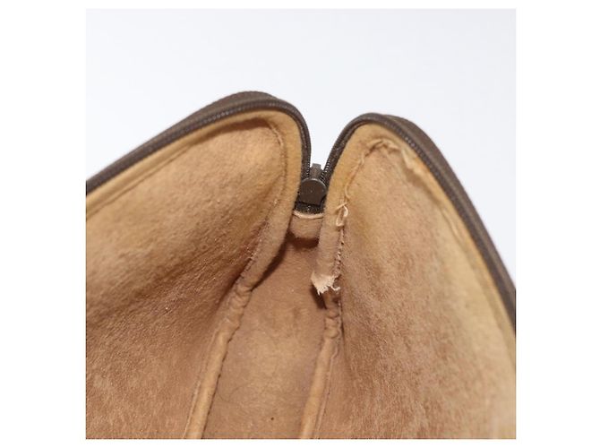 Borsa a Spalla GUCCI GG Supreme PVC Beige Oro 89 02 068 Auth 180116 D'oro - vista 18