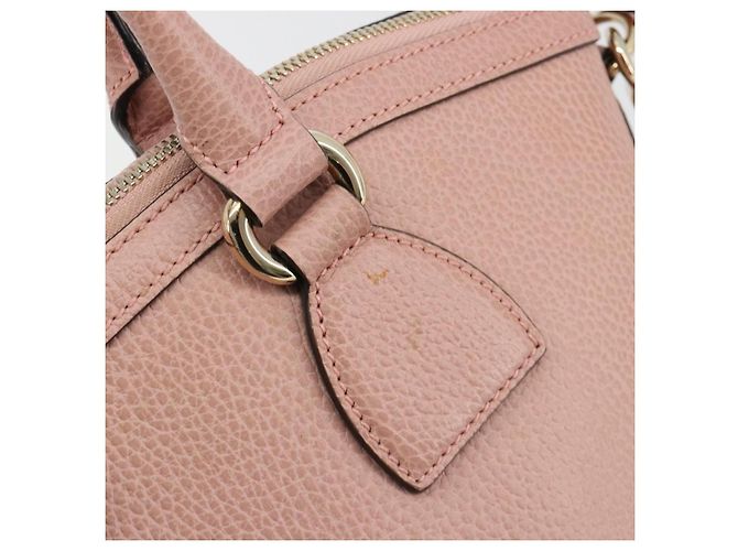 Borsa GUCCI in pelle 2way Oro Rosa 449651 Auth bs35273A D'oro - vista 16