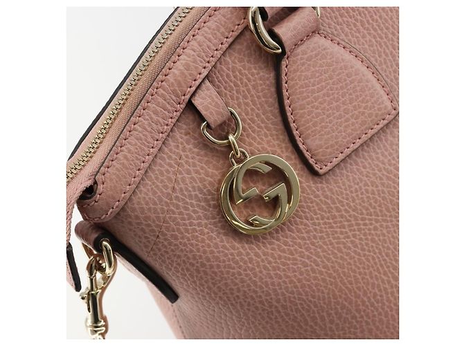 Borsa GUCCI in pelle 2way Oro Rosa 449651 Auth bs35273A D'oro - vista 18