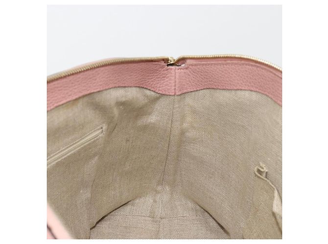 Borsa GUCCI in pelle 2way Oro Rosa 449651 Auth bs35273A D'oro - vista 21