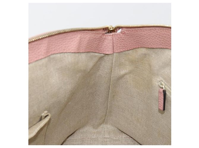 Borsa GUCCI in pelle 2way Oro Rosa 449651 Auth bs35273A D'oro - vista 22