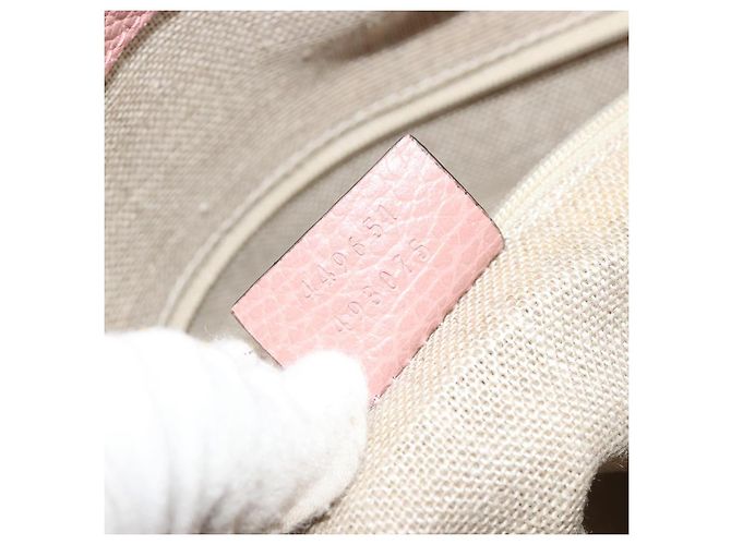 Borsa GUCCI in pelle 2way Oro Rosa 449651 Auth bs35273A D'oro - vista 25