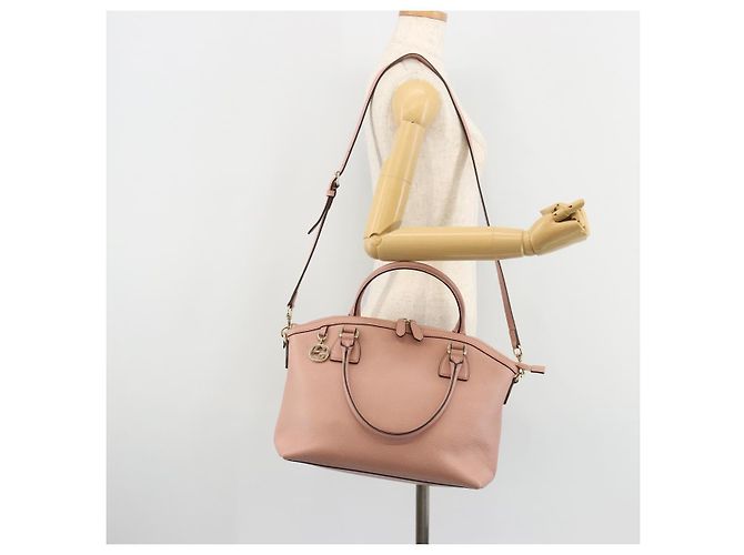 Borsa GUCCI in pelle 2way Oro Rosa 449651 Auth bs35273A D'oro - vista 26