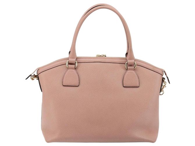 Borsa GUCCI in pelle 2way Oro Rosa 449651 Auth bs35273A D'oro - vista 3
