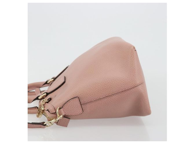 Borsa GUCCI in pelle 2way Oro Rosa 449651 Auth bs35273A D'oro - vista 5