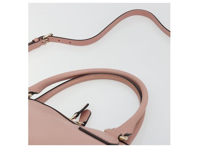 Borsa GUCCI in pelle 2way Oro Rosa 449651 Auth bs35273A D'oro - vista 8
