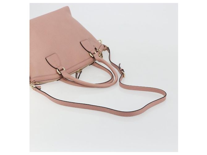 Borsa GUCCI in pelle 2way Oro Rosa 449651 Auth bs35273A D'oro - vista 9