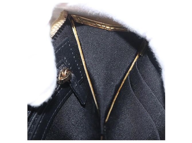 CHANEL COCO Clutch Bag Kalbsleder Gold CC Authentisch 182873SAM Golden - Ansicht 19