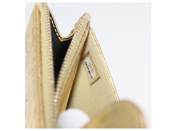 CHANEL COCO Clutch Bag Kalbsleder Gold CC Authentisch 182873SAM Golden - Ansicht 23