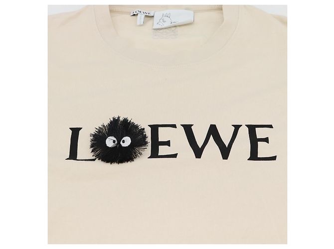 LOEWE LOEWE Studio Ghibli Soot Sprites T-Shirt Baumwolle XS Beige Auth 167345M - Ansicht 5