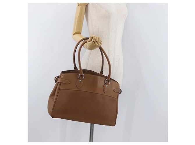 Borsa LOUIS VUITTON Epi Passy GM Cannel M5925I LV Auth BA12959 Marrone - vista 26